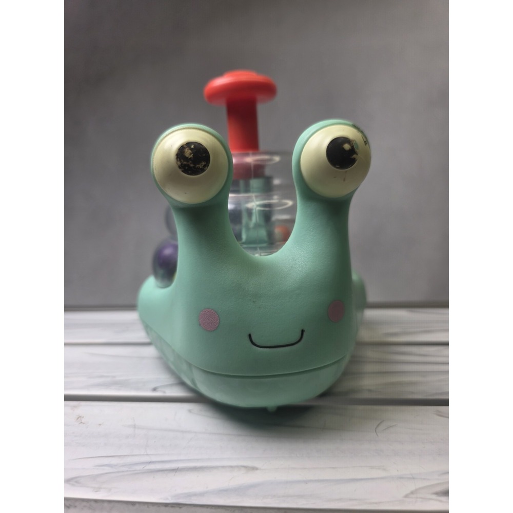 My B Toys Battat Light Up Snail Ball Popper Baby Developmental Toy